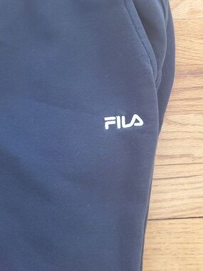 Fila Black Jogger Sweatpants - Soft Athletic Bottoms